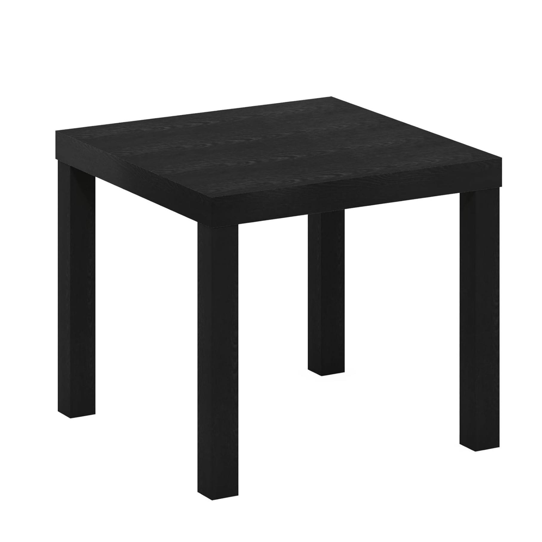 Classic Rectangle Table 1 Pack  Black Finish Wooden Table for Home & Office