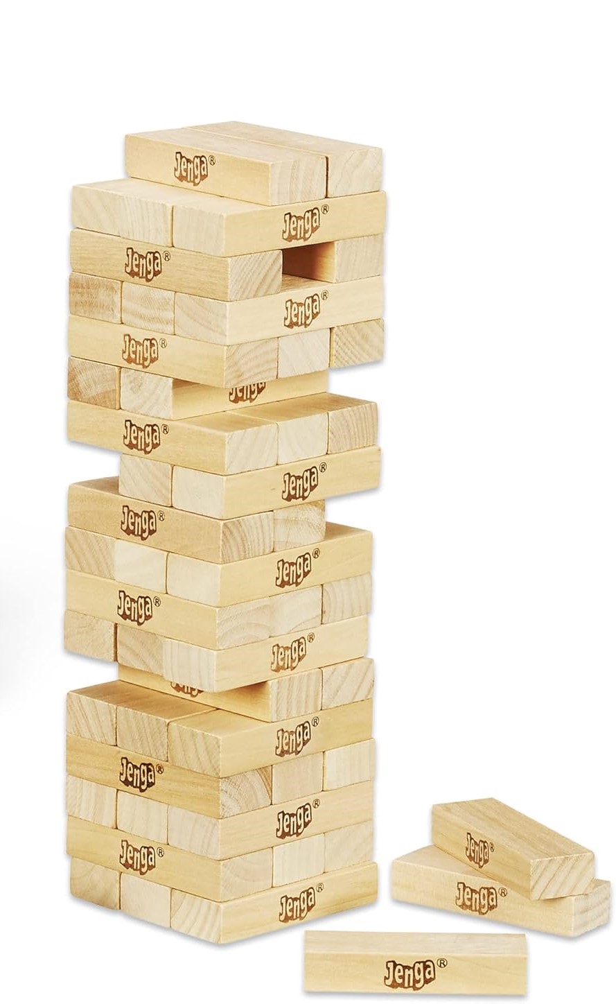 Handicraft Pine Wooden Block Toy Classic Floor Game for Kids & Adults Children All Ages Gift